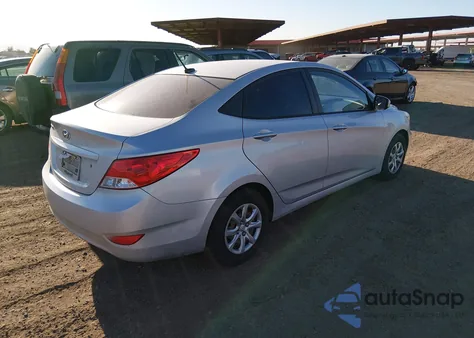 2014 Hyundai Accent Gls z USA, uszkodzony, nr VIN KMHCT4AE7EU652826